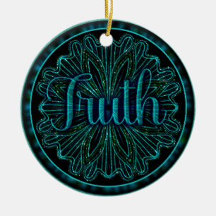Virtue Truth Mandala Keramisch Ornament