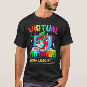 Virtueel 4e-gerangschikt nu Apple-masker laden ter T-shirt