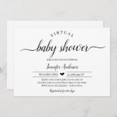 Virtueel Baby shower per post (Voorkant / Achterkant)
