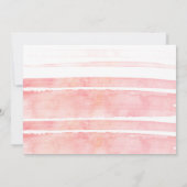 virtueel Vrijgezellenfeest met waterverf slag Kaart (Achterkant)