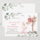 Virtuele babyborrel voor Baby Rabbit Kaart (Voorkant / Achterkant)