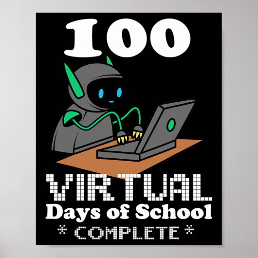 virtuele dagen van e-learning op school q poster (Voorkant)