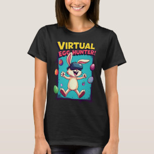 Virtuele Eier Jager - Grappige Gamer Bunny Vr Pase T-shirt