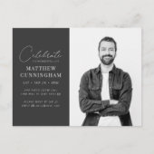 Virtuele feestvieren zijn levensmoderne, eenvoudig uitnodiging briefkaart (Voorkant)