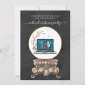 Virtuele Halloween Costume Party Kaart (Voorkant)