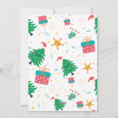 Virtuele kerst feestdagenkaart (Achterkant)