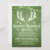 Virtuele kerstfeest uitnodiging (Voorkant)