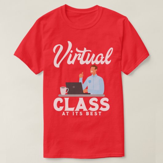 Virtuele klasse op zijn best t-shirt (Design voorkant)