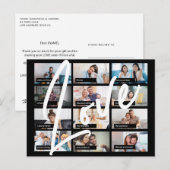 Virtuele online beste vrienden aangepaste 12 foto  briefkaart (Voorkant / Achterkant)