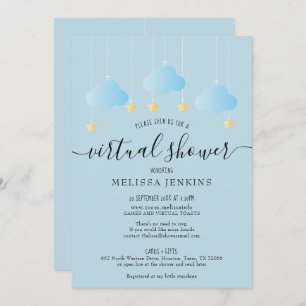 Virtuele online douche over lange afstand per mail kaart