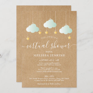 Virtuele online douche over lange afstand per mail kaart