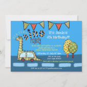 Virtuele Prehistorische Dinosaurus Jongens Verjaar Kaart (Voorkant)