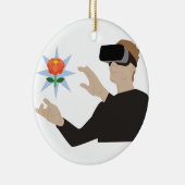 Virtuele realiteit keramisch ornament (Rechts)