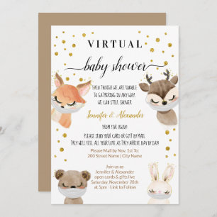 Virtuele uitnodiging voor Baby shower