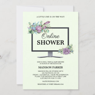 Virtuele uitnodiging voor Baby shower
