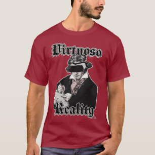 Virtuoso Reality Funny High Tech Beethoven T-shirt