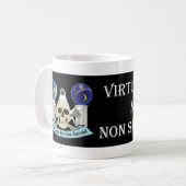 Virtus Junxit Mors Non Separabit Koffiemok (Voorkant links)