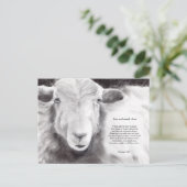 Virus de la fièvre aphteuse - carte postale de mou (Debout devant)