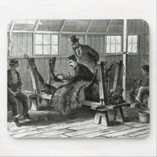 Virus uit het kalf halen muismat