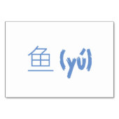 Vis (鱼 / yú) - Chinese Flash Kaarten (Achterkant)