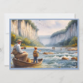 Vis 50ste verjaardag kaart (Achterkant)