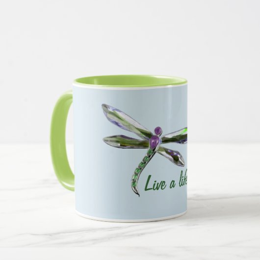 Vis a Life Uncommon - Dragonfly Mug (Devant gauche)