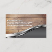 Vis à main | Cartes en bois | Découpe métallique (Dos)