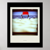 Vis-à-vis variation 3D Computer Art poster noir (Devant)