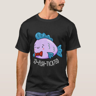Vis-achtig verfijnde grappige visgrappen (Dar T-shirt