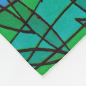 Vis Ahoy! Fleece Deken (Hoek)