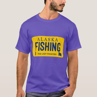 Vis Alaska kentekenplaat T-shirt