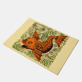 Vis Antiek Tegel Oude kunst Deurmat (Schuin)