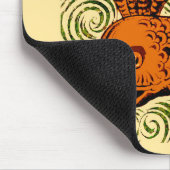 Vis Antiek Tegel Oude kunst Muismat (Hoek)