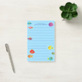 Vis Aquarium Schattig Kinderen Post-it® Notes (Kantoor)