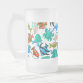 Vis Aquarium Vis Patroon Matglas Bierpul (Links)