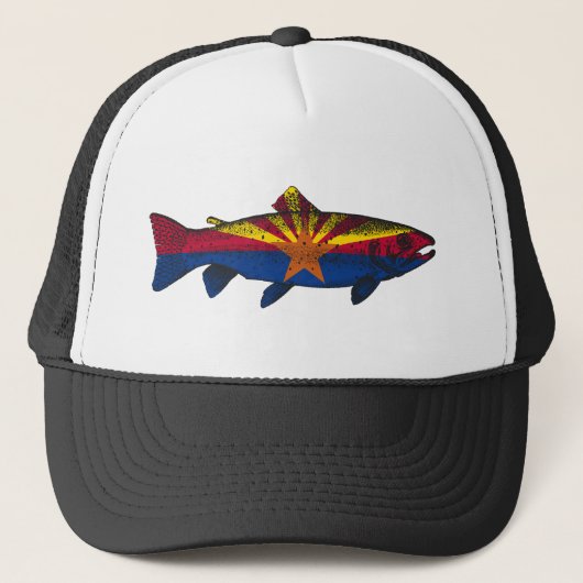 Vis Arizona Vlag Forel Trucker Pet (Voorkant)
