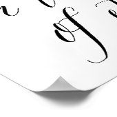 Vis Au Bord De L'Éternité | Poster de typographie (Coin)