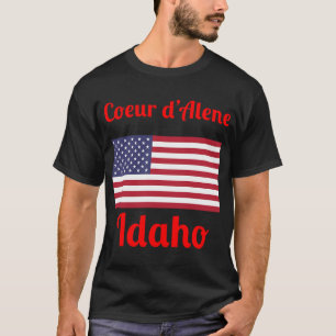 Vis Camouflage Amerikaanse Vlag Visser T-shirt