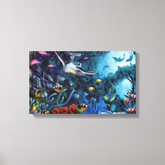 vis canvas afdruk (Voorkant)
