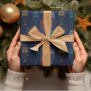 Vis Cartoon Patroon Cadeaupapier