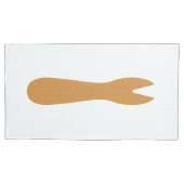 Vis & Chips Shop Wooden Fork Kussensloop (Voorkant-Links)