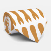 Vis & Chips Shop Wooden Fork Stropdas (Opgerold)