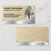 Vis circulaire | Carte de visite de brosse du mart (Devant / Derrière)