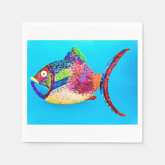Vis Cocktail servet (Voorkant)