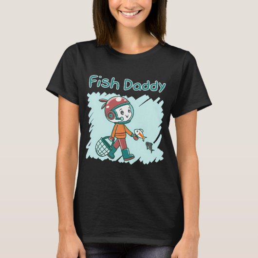 Vis Daddy T-shirt (Voorkant)