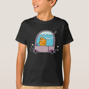Vis die een auto bestuurt - T-shirt van het Kind
