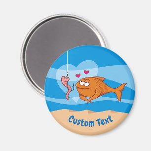 Vis en aas in Love Magnet Magneet