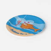 Vis en aas in Love Paper Bord (Gekanteld)