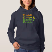 Vis en champignons. hoodie (Voorkant)