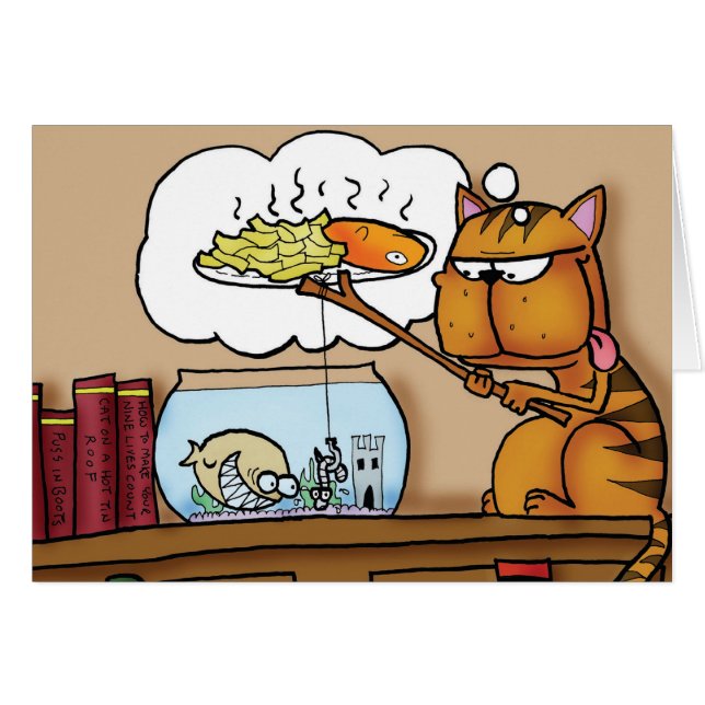 Vis- en Chipkarton (Voorkant Horizontaal)